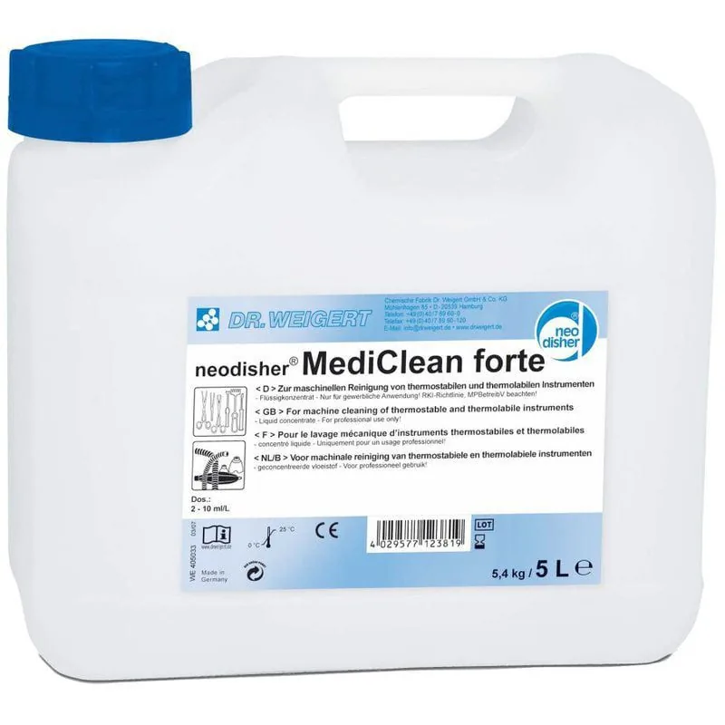 น้ำยาล้างเครื่องมือแพทย์ Neodisher MediClean Forte สำหรับล้างด้วยมือ และล้างด้วยเครื่อง